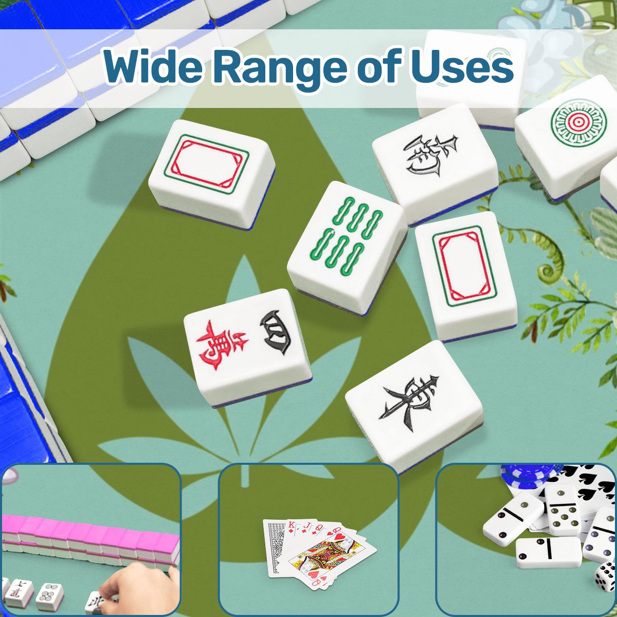 Kongs Bongs And Winds Cannabis Mahjong Mat - Splash of Color Co.