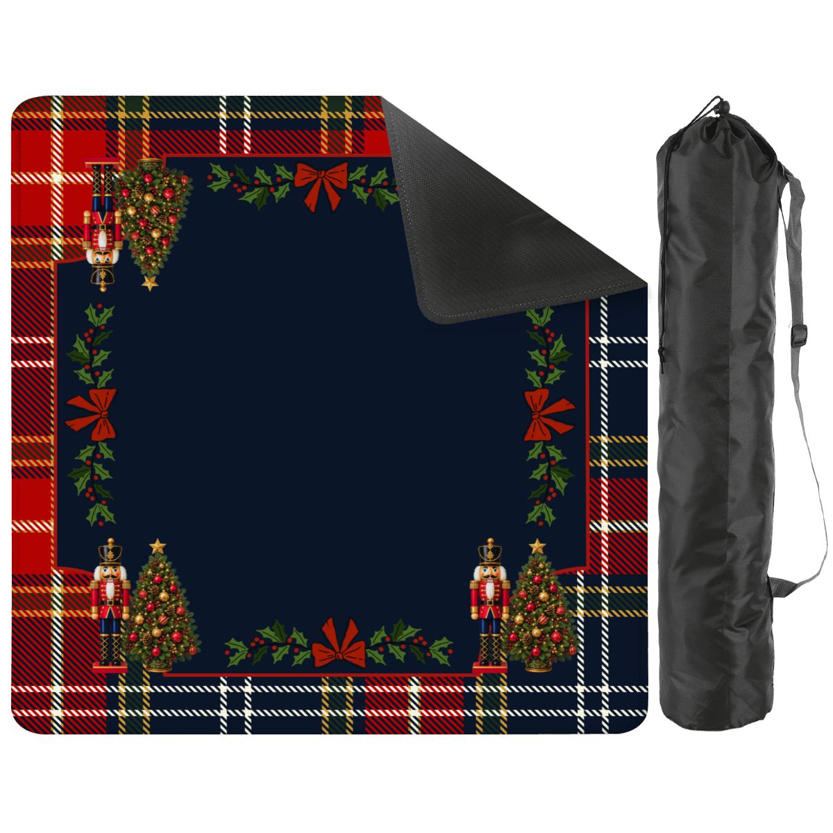 Ralph's Christmas Story Tartan Plaid Mahjong Mat - Splash Of Mahj And Color Co.
