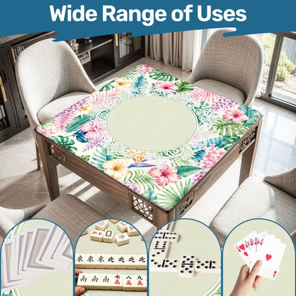 Jungle Love Pastel Chinoiserie Mahjong Mat