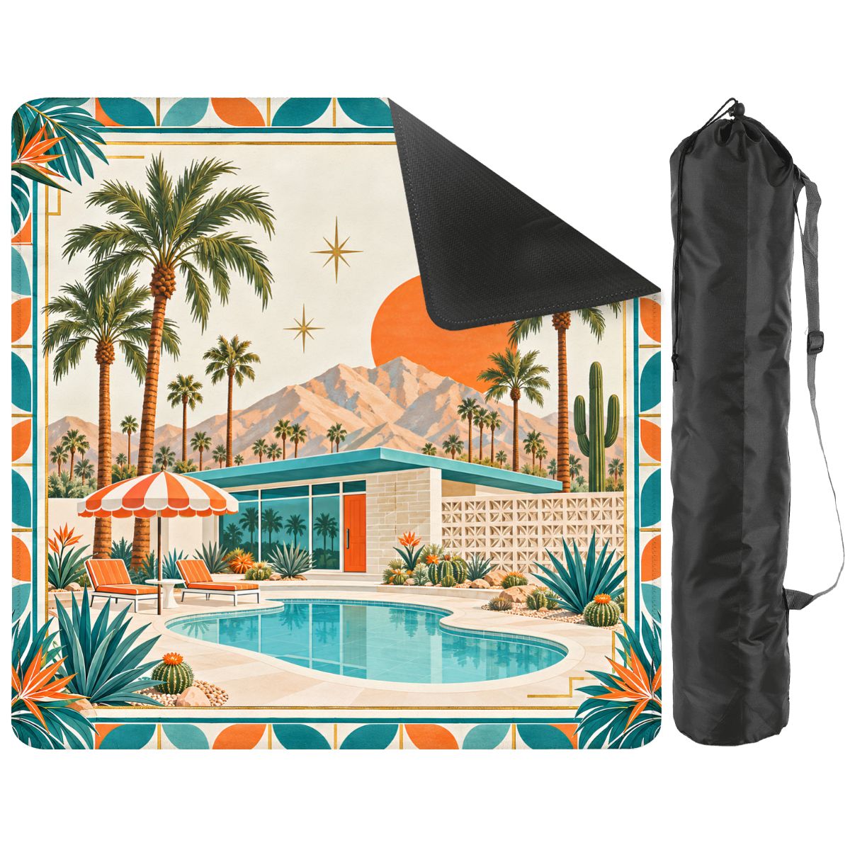 The Modtastic Palms Resort Mahjong Mat