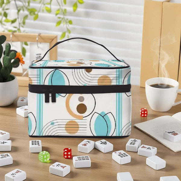 Mahjong Modern Purist Portable Tile Bag - Splash of Color Co.