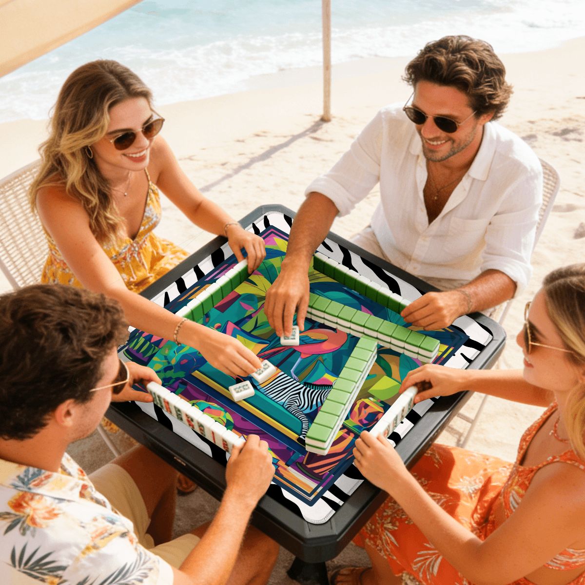 Wild Thang Animal Safari Mini Mahjong - Splash of Color Co.