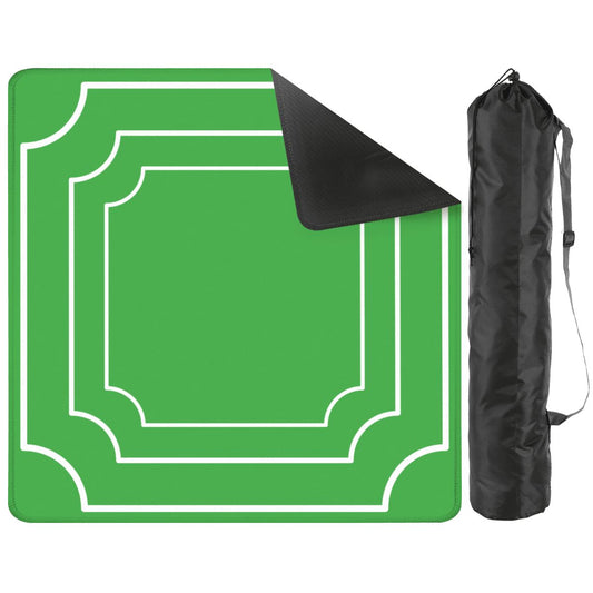 Plain And Simple Green Minimalist Mahjong Mat - Splash of Color Co.