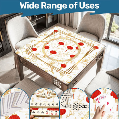 Asian Chinese Lanterns Mahjong Mat - Splash of Color Co.