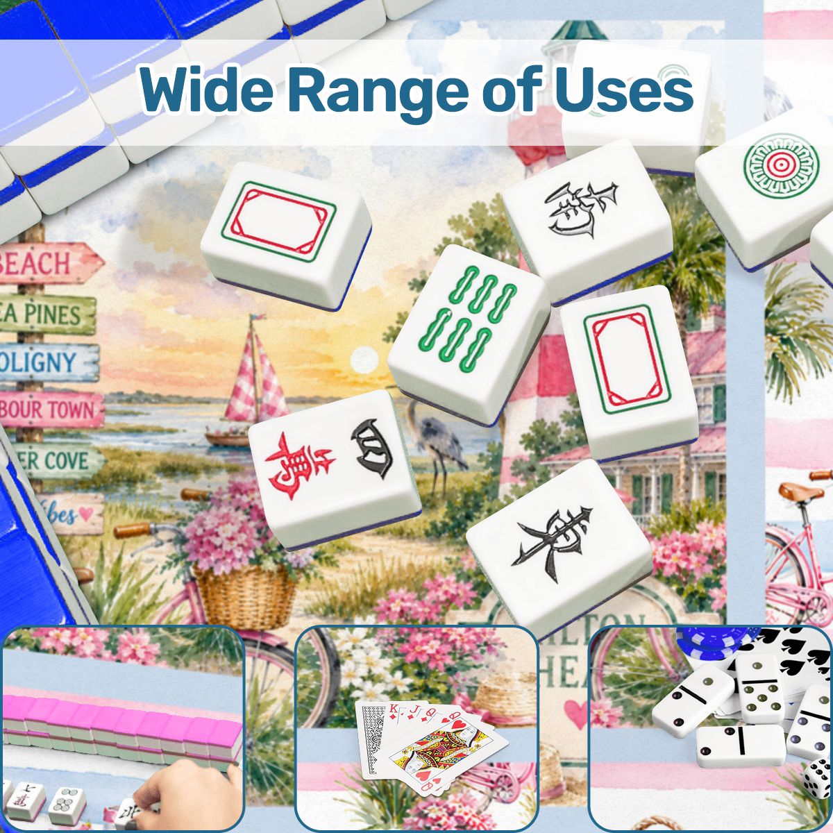 Hilton Head South Carolina Mahjong Mat Coastal Vibes