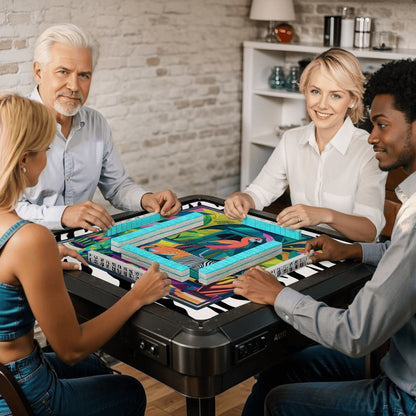 Wild Thang Animal Safari Mahjong Mat - Splash of Color Co.