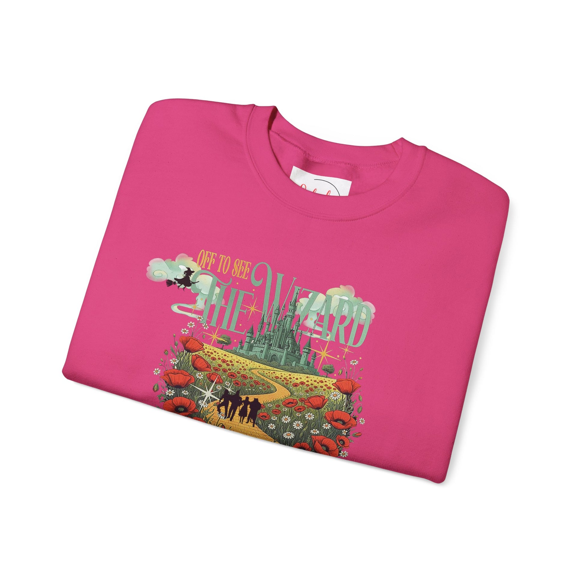 Wizard of Oz Whimsical Magical Crewneck Sweatshirt — Off To See The Wizard - Splash of Color Co.