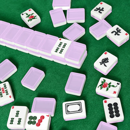 Lilac Mist American Mahjong Tiles And Carry Case