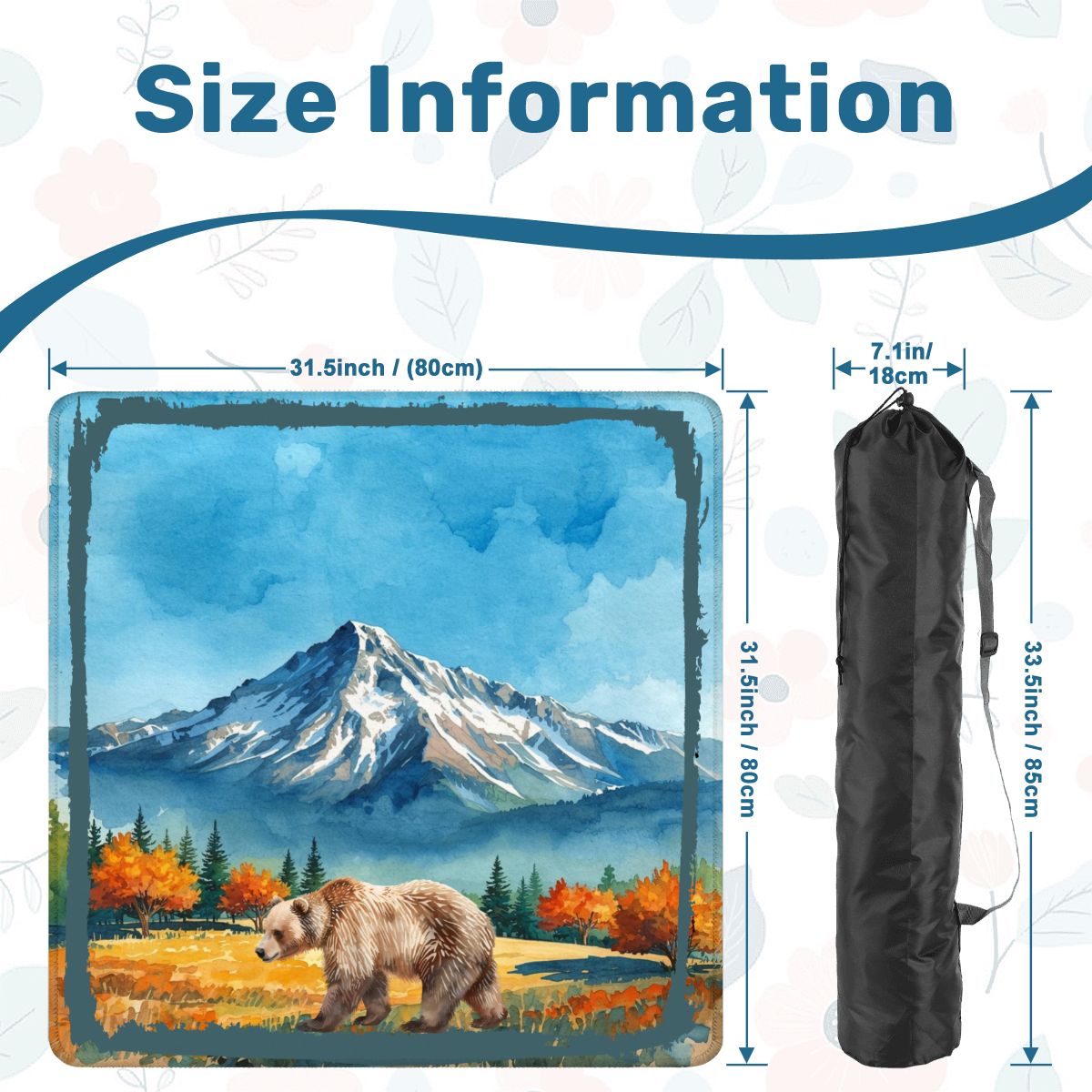 Montana Big Sky Country Mahjong Mat - Splash of Color Co.