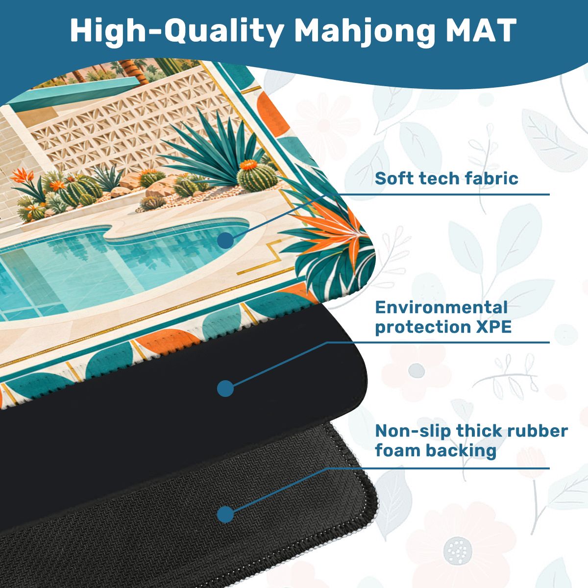 The Modtastic Palms Resort Mahjong Mat
