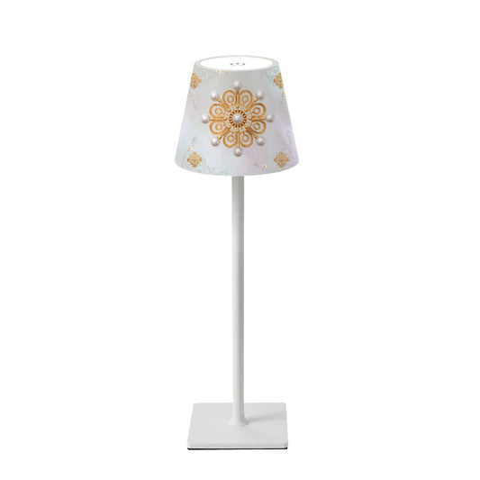 Mother Of Pearl Brooch Elegance LED Cordless Table Lamp