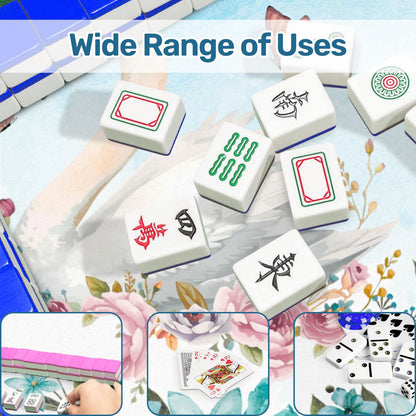 Sally Swan At Bay Mahjong Mat - Splash of Color Co.