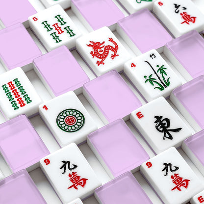 Lilac Mist American Mahjong Tiles And Carry Case