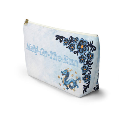 Mahj On The Run Mahjong Dragon Mini Travel Accessory Pouch - Splash of Color Co.