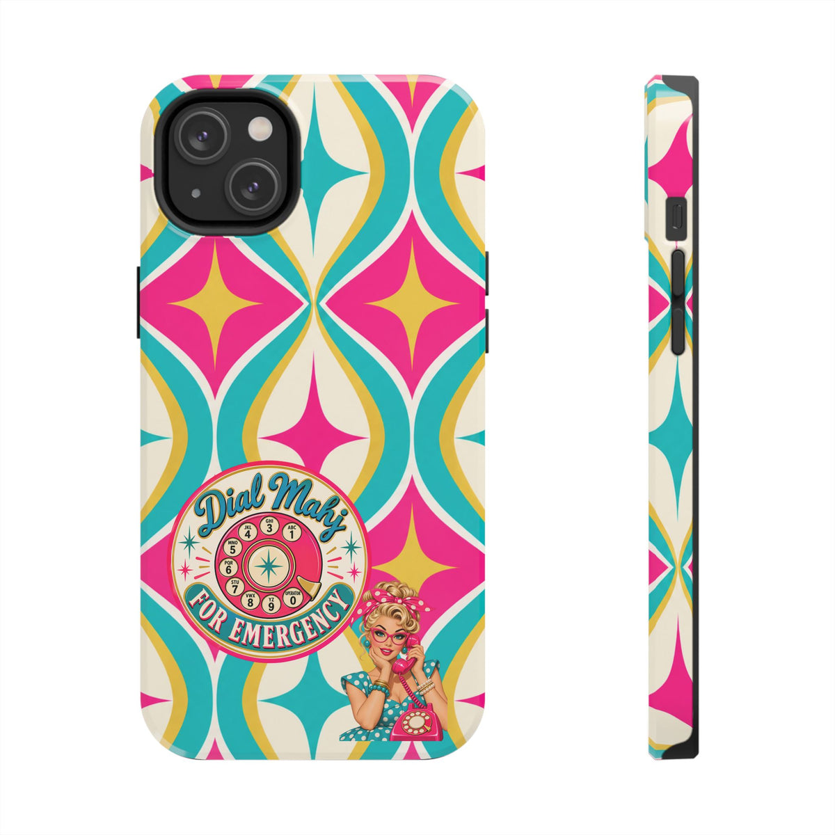 Dial Mahj For Emergency Modtastic Tough Phone Cases
