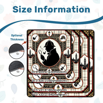 Sherlock Holmes Mahjong Mat - Splash Of Mahj And Color Co.