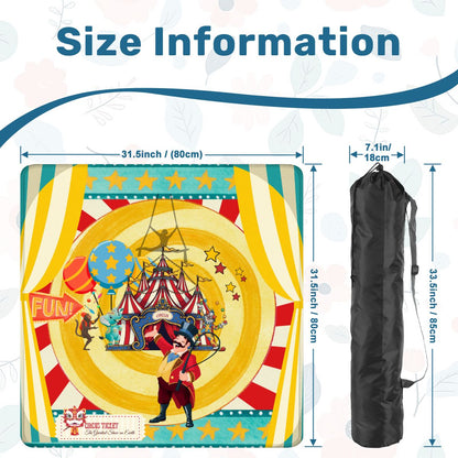 Send in the Clowns Circus Themed Mahjong Mat - Splash of Color Co.