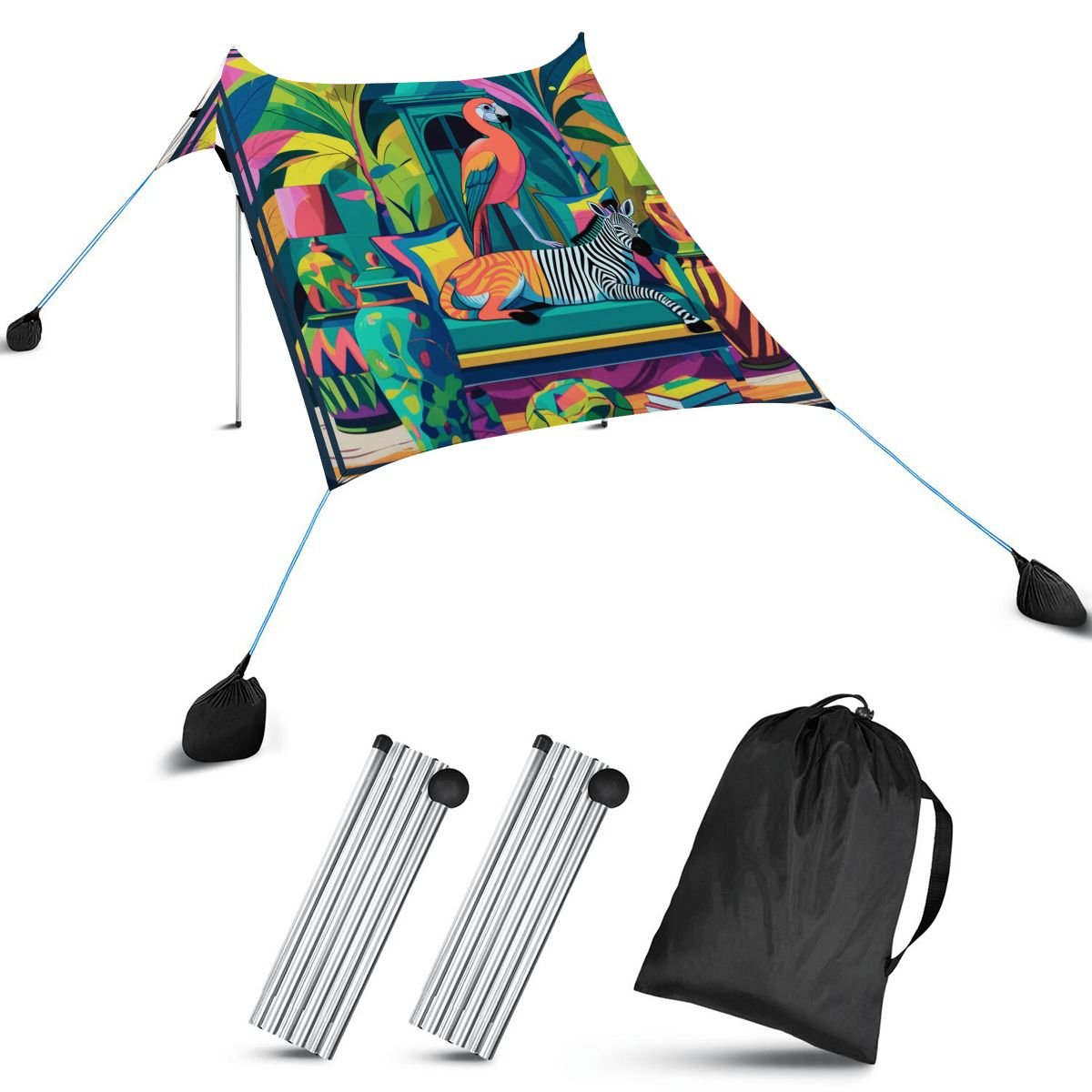 Wild Thang Summer Breeze Beach Canopy - Splash of Color Co.