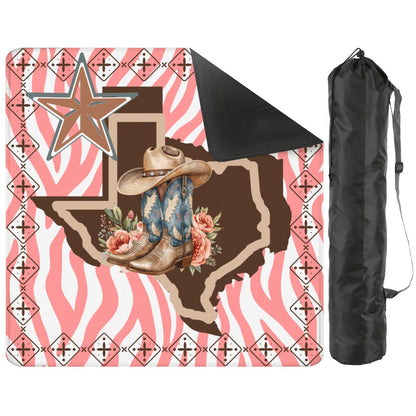 Knocking Boots Texas Mahjong Mat Boho Wildflower - Splash of Color Co.
