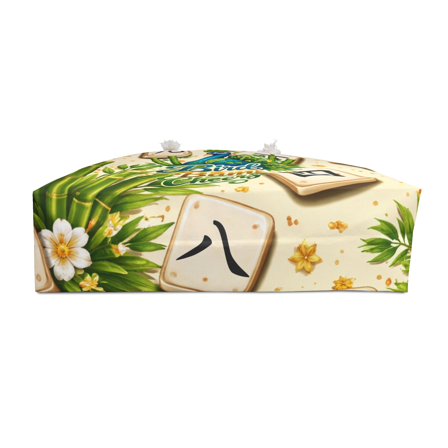 Bird Bam Cheers Mahjong Tile Tote Bag - Splash of Color Co.