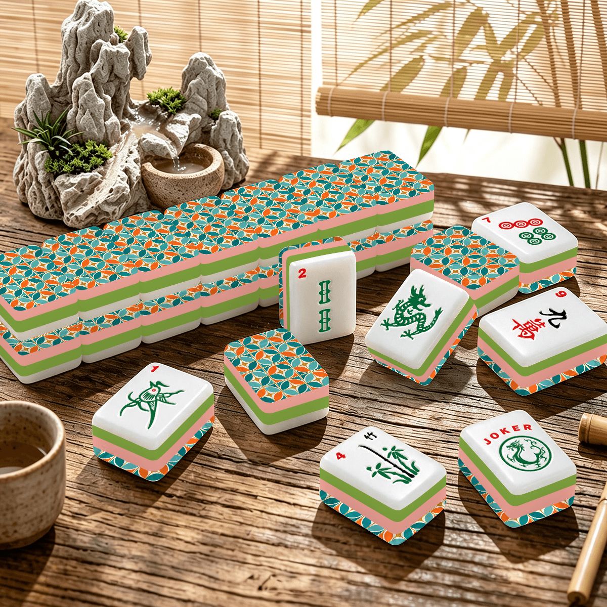 The Modtastic Resort 4Layer American Mahjong Tiles Set And Carry Case