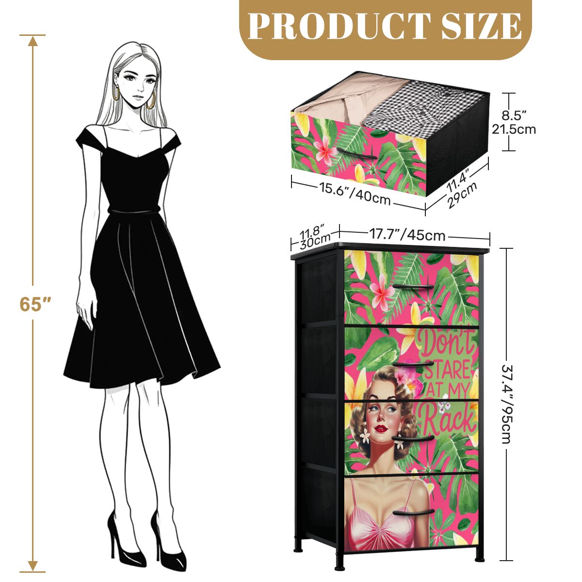 Funny Mahjong Cheeky Vintage Gal, Chest Of Drawers Mahjong Organizer Dresser - Splash of Color Co.