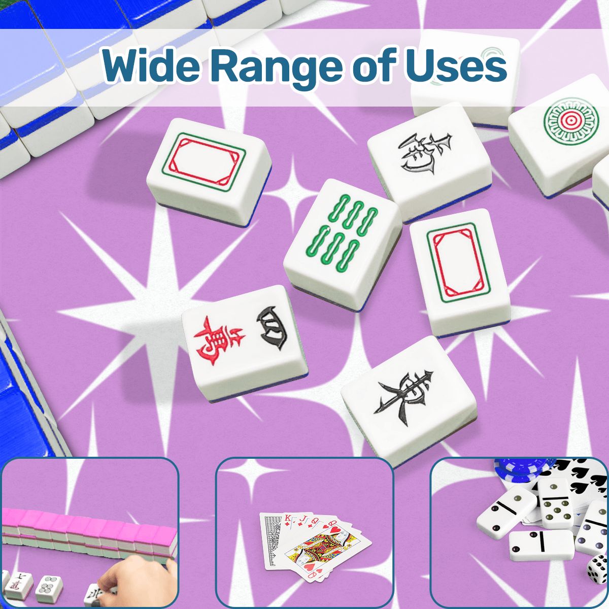 Lush Lavendar Starbrite Mahjong Mat - Splash of Color Co.