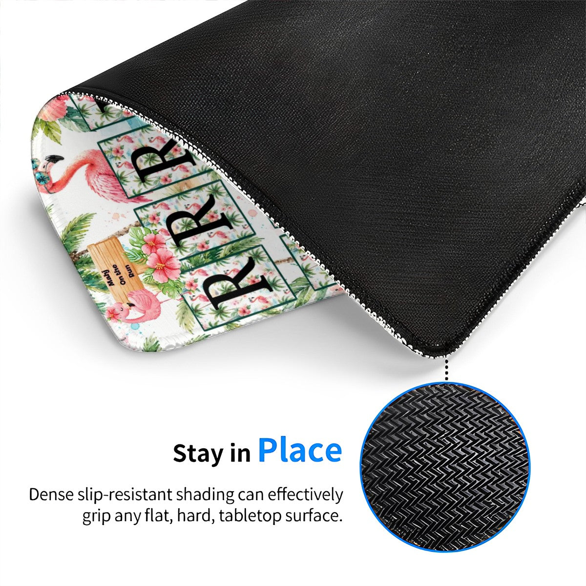 Mahj On The Run Tropical Flamingo Mini Solo Play Practice Pad