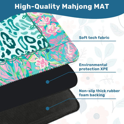 Preppy Pastel Cotton Candy Wild Thing Mahjong Mat - Splash of Color Co.