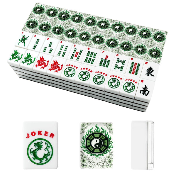 Traditional YING YANG American Mahjong Tiles - Splash of Color Co.