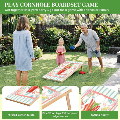 Bloody Sunday Coastal Carolina Cornhole Set 1Pcs