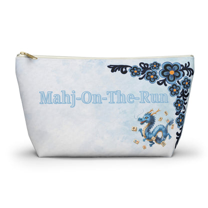 Mahj On The Run Mahjong Dragon Mini Travel Accessory Pouch - Splash of Color Co.