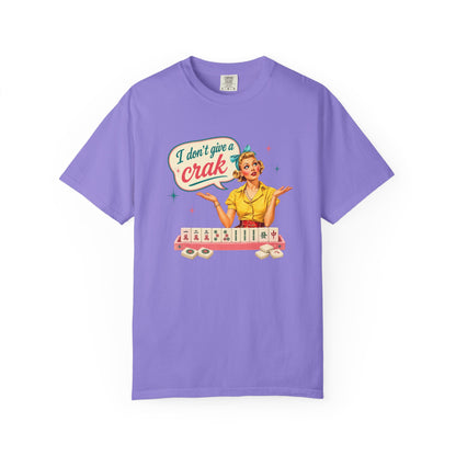 I Don’t Give a Crak Funny Mahjong T-Shirt