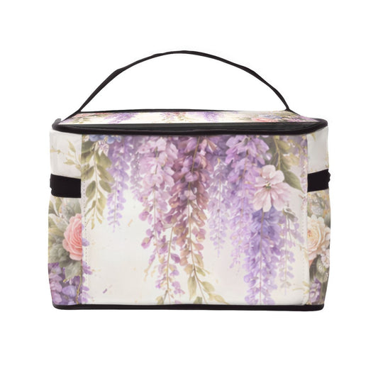 Romantic Regency Wisteria Garden Portable Mahjong Tile Tote Bag - Splash of Color Co.