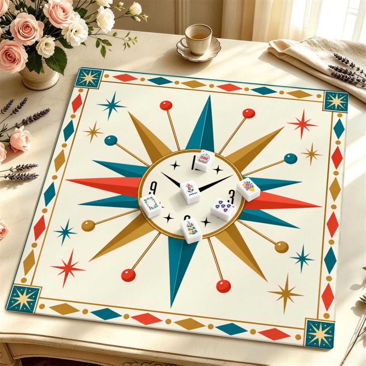 Mahj Past Midnight Modtastic Mahjong Mat Sleek Surface