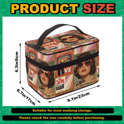 The Era Of Mahjong Looks Good On You Mahjong Tile Bag - Splash of Color Co.