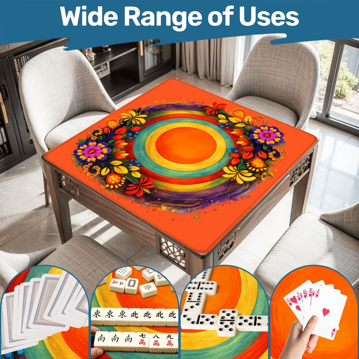 Viva Fiesta Bloomware Mahjong Mat - Splash of Color Co.