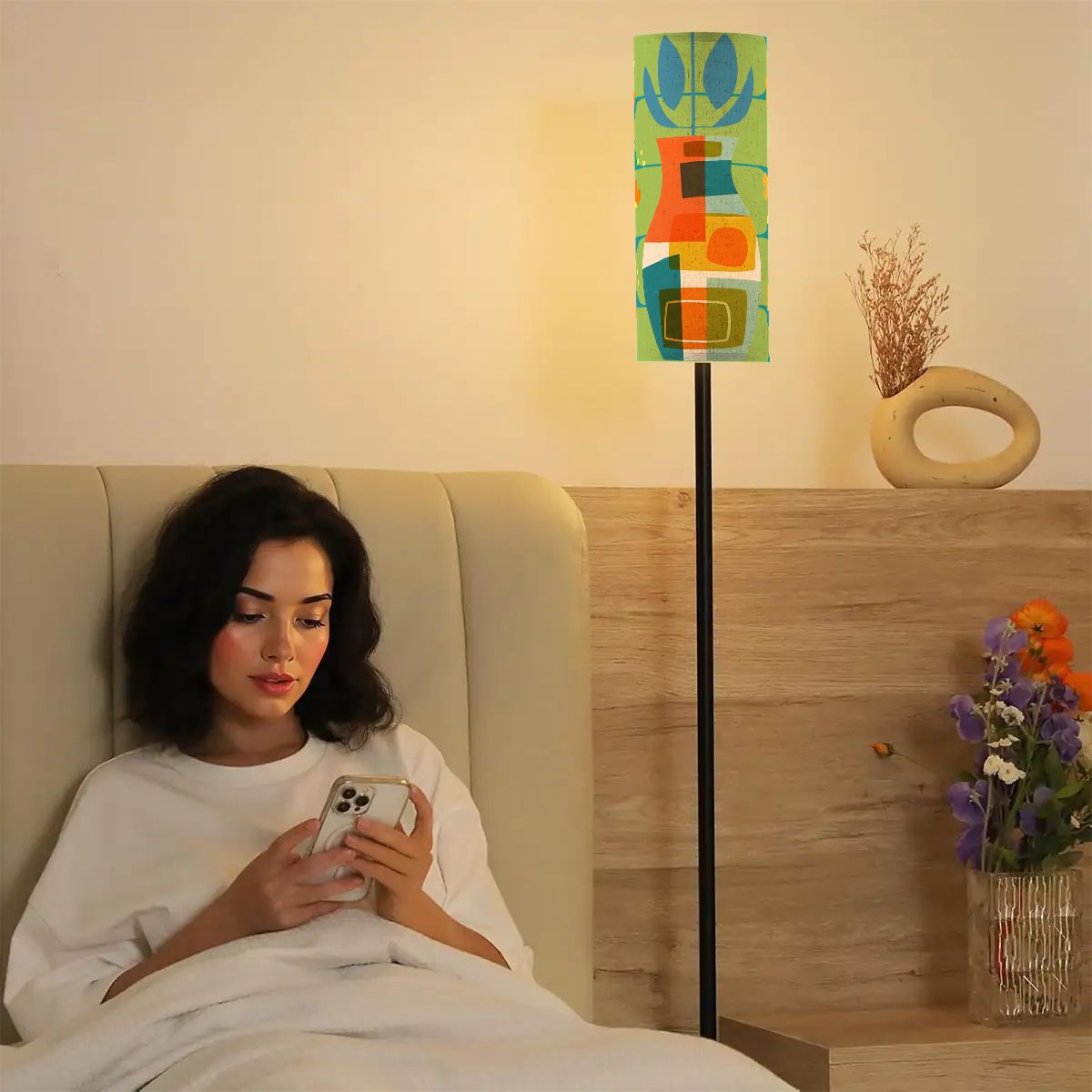 The Modern Floor Lamp Four Seasons Book Nook Standing Lamp - Splash of Color Co.