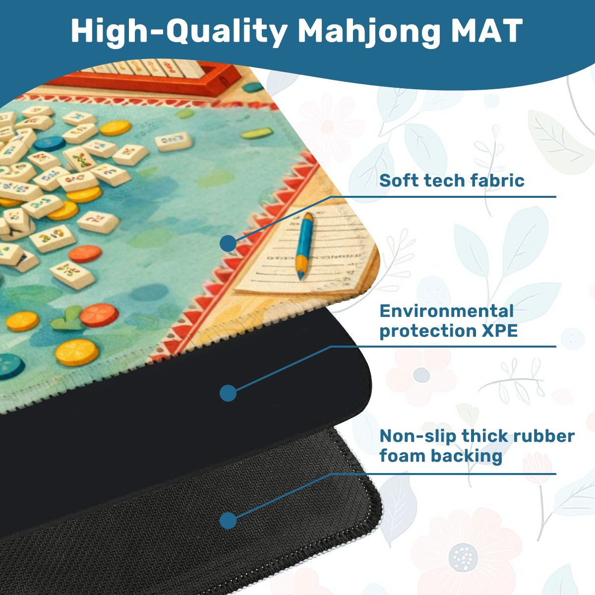 Girls Get Giddy Mini Mahjong Mat - Splash of Color Co.