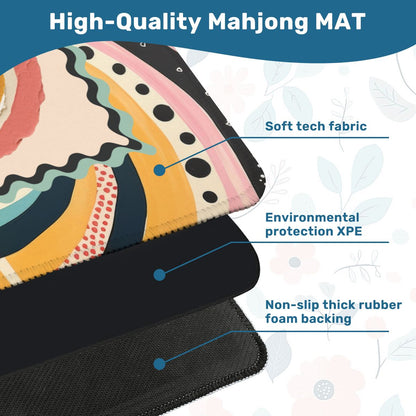 Mahjong Mat Modern Cyclone - Splash of Color Co.