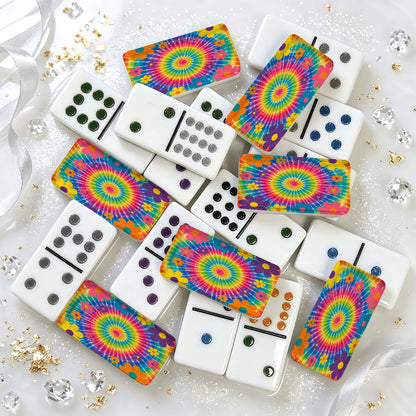 Modcentric Max Double 12 Mexican Train Dominoes Set - Splash Of Mahj And Color Co.