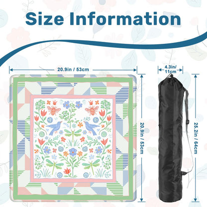 Garden Of Eden Floral Mini Mahjong Mat - Splash of Color Co.