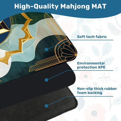 Art Deco Mahjong Mat Speakeasy Collection - Splash of Color Co.