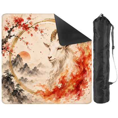 Year Of The Fire Goat Mahjong Mat