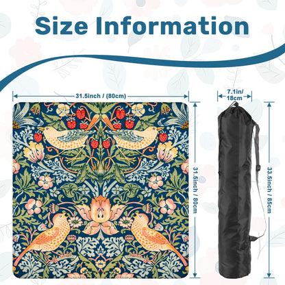 William Morris Inspired Vintage Blue Strawberry Thief