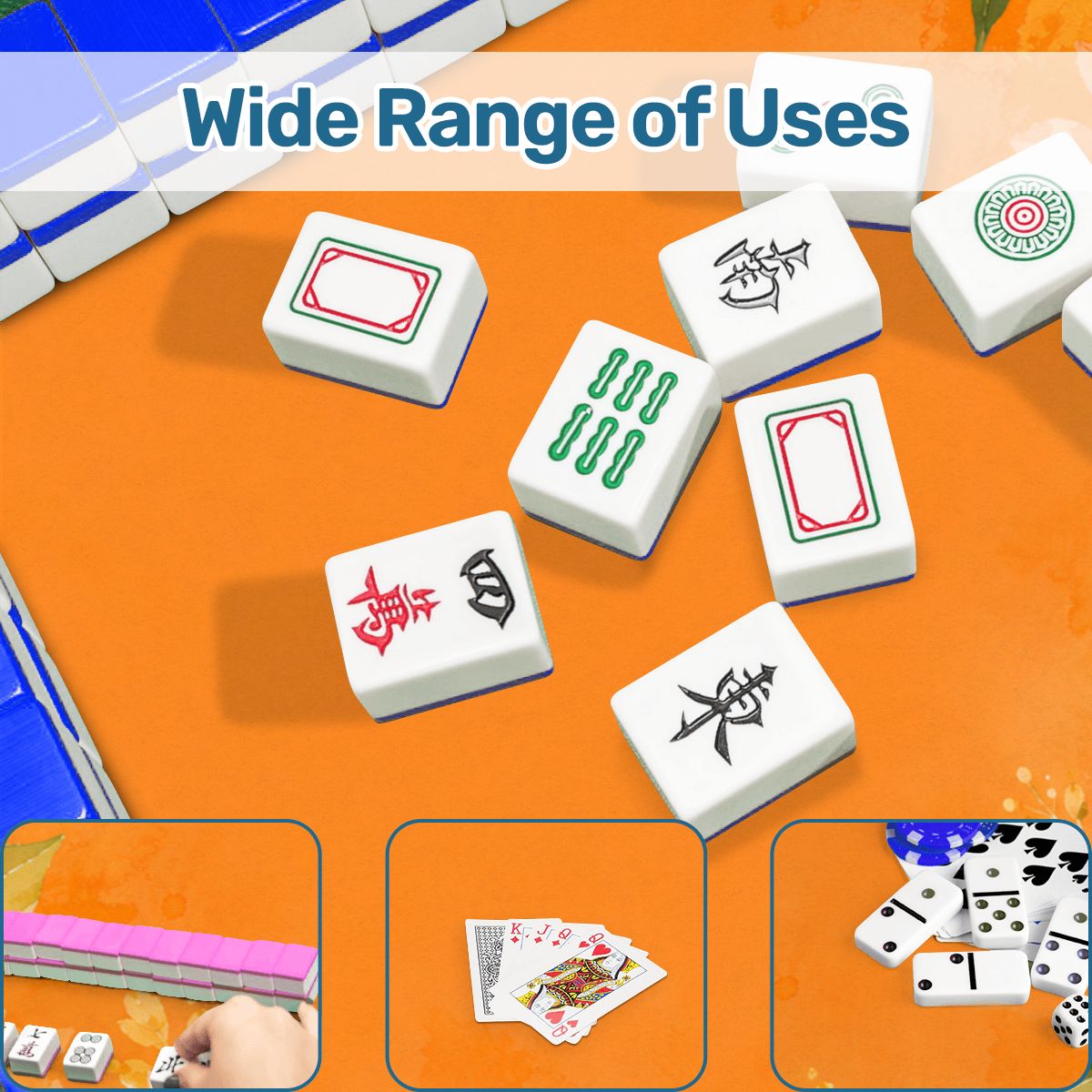 The Watercolor Citrus Grove Mahjong Mat