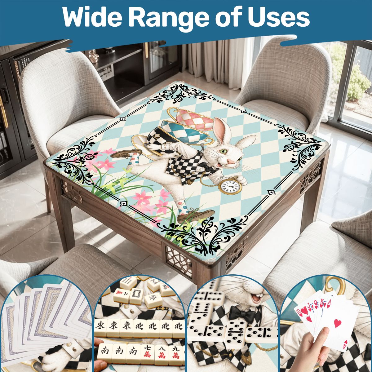 Go Ask Alice, Harlequin Romance Mahjong Mat