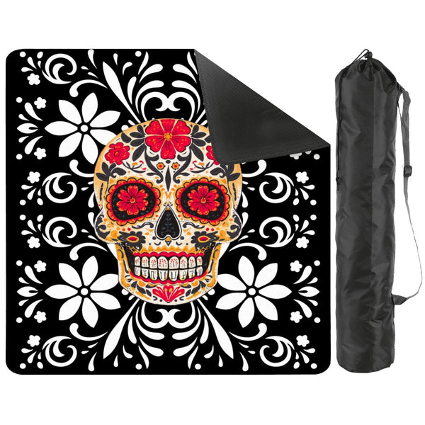 Sugar Skull Mahjong Mat - Splash of Color Co.