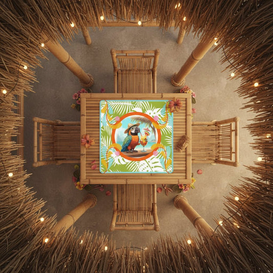 Toucan Tessa Tropical Fun Mahjong Mat - Splash of Color Co.