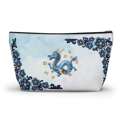 Mahj On The Run Mahjong Dragon Mini Travel Accessory Pouch - Splash of Color Co.